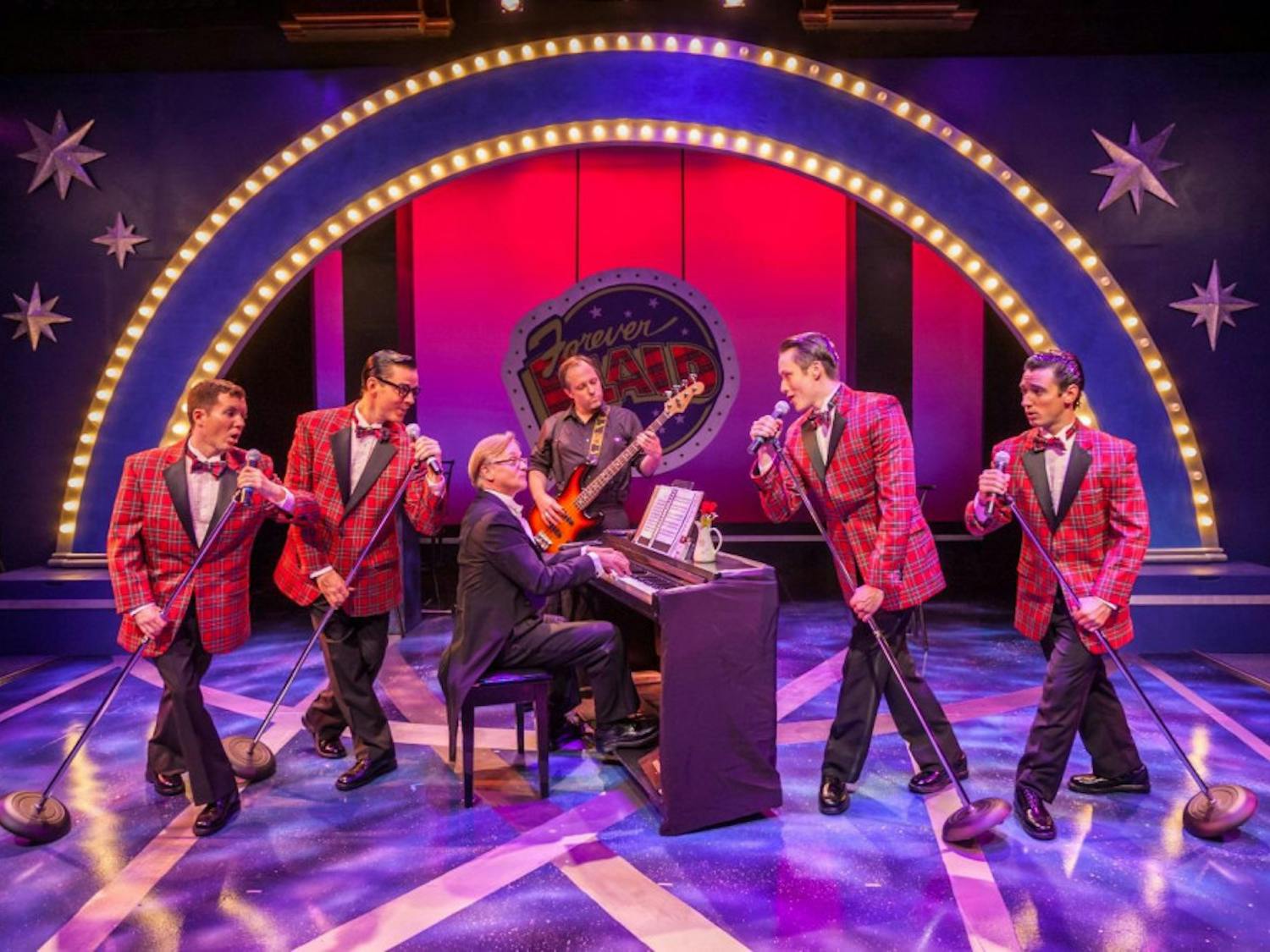“Forever Plaid,” a musical at the Hippodrome State Theatre, was originally scheduled to run until June 25 but has been extended to July 30 because of its popularity.