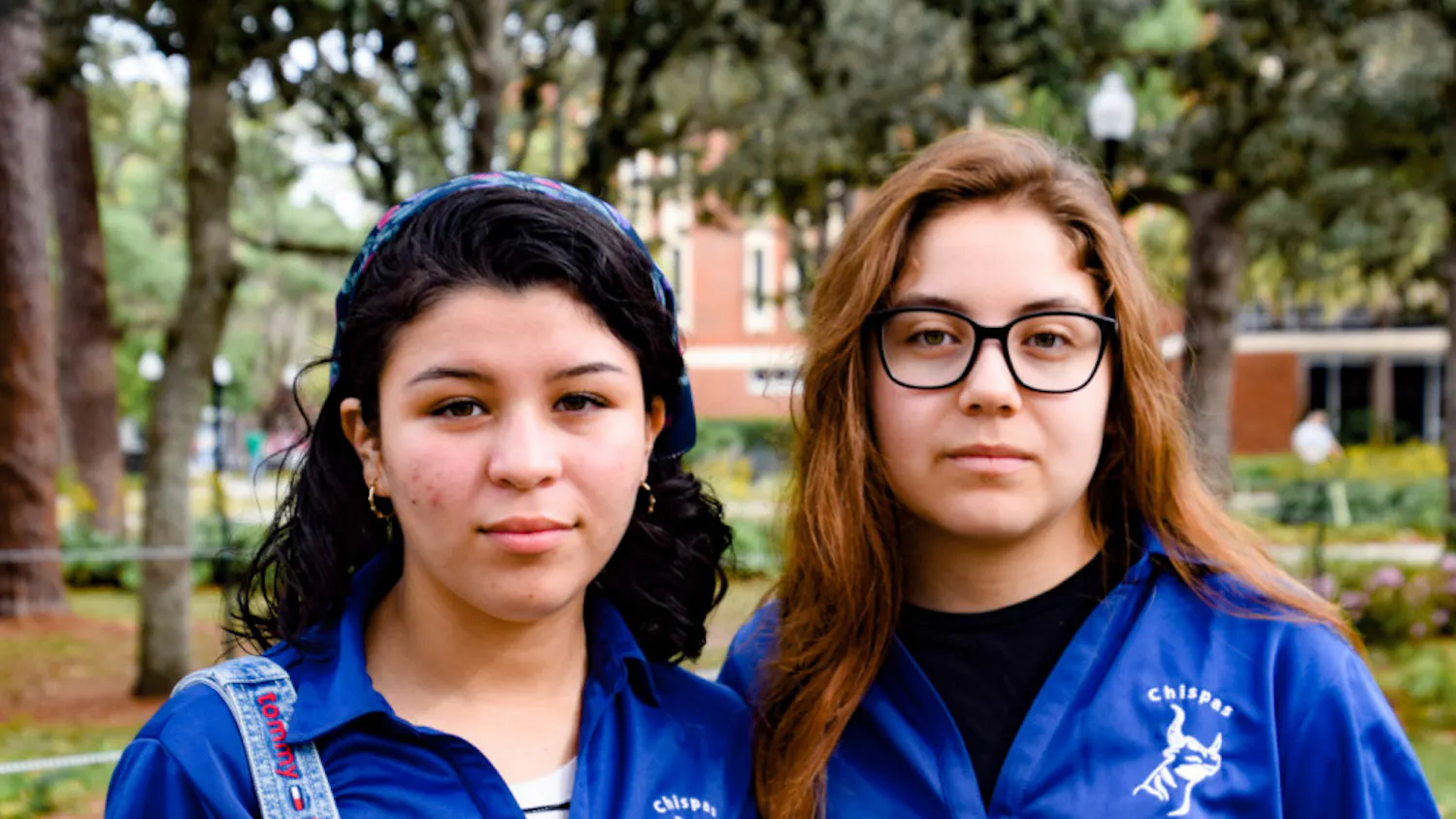Michell Hernandez, a 22-year-old UF microbiology and cell science senior, and Saira Gonzalez, an 18-year-old UF anthropology sophomore, work with UF Chispas. Both are DACA recipients, and Hernandez is co-president, while Gonzalez is the assistant membership director.