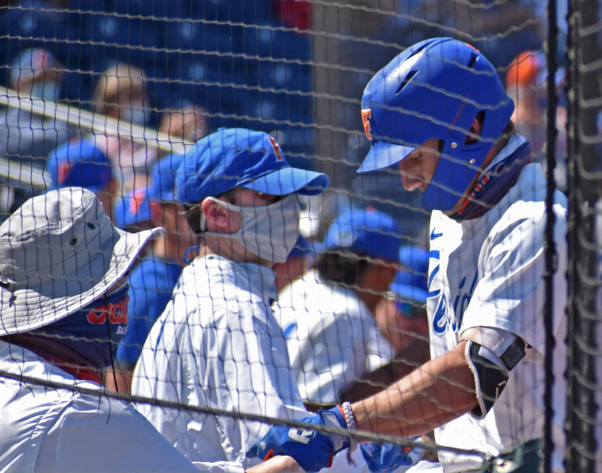 Florida's Jacob Young in a game against Jacksonville on March 14. Young and the Gators welcome Miami, South Alabama and South Florida to Florida Ballpark for regional competition beginning Friday.