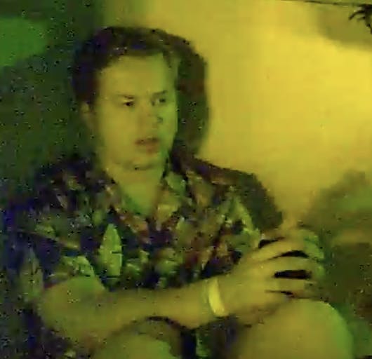 Screenshot from a body camera video of Meyer's arrest.