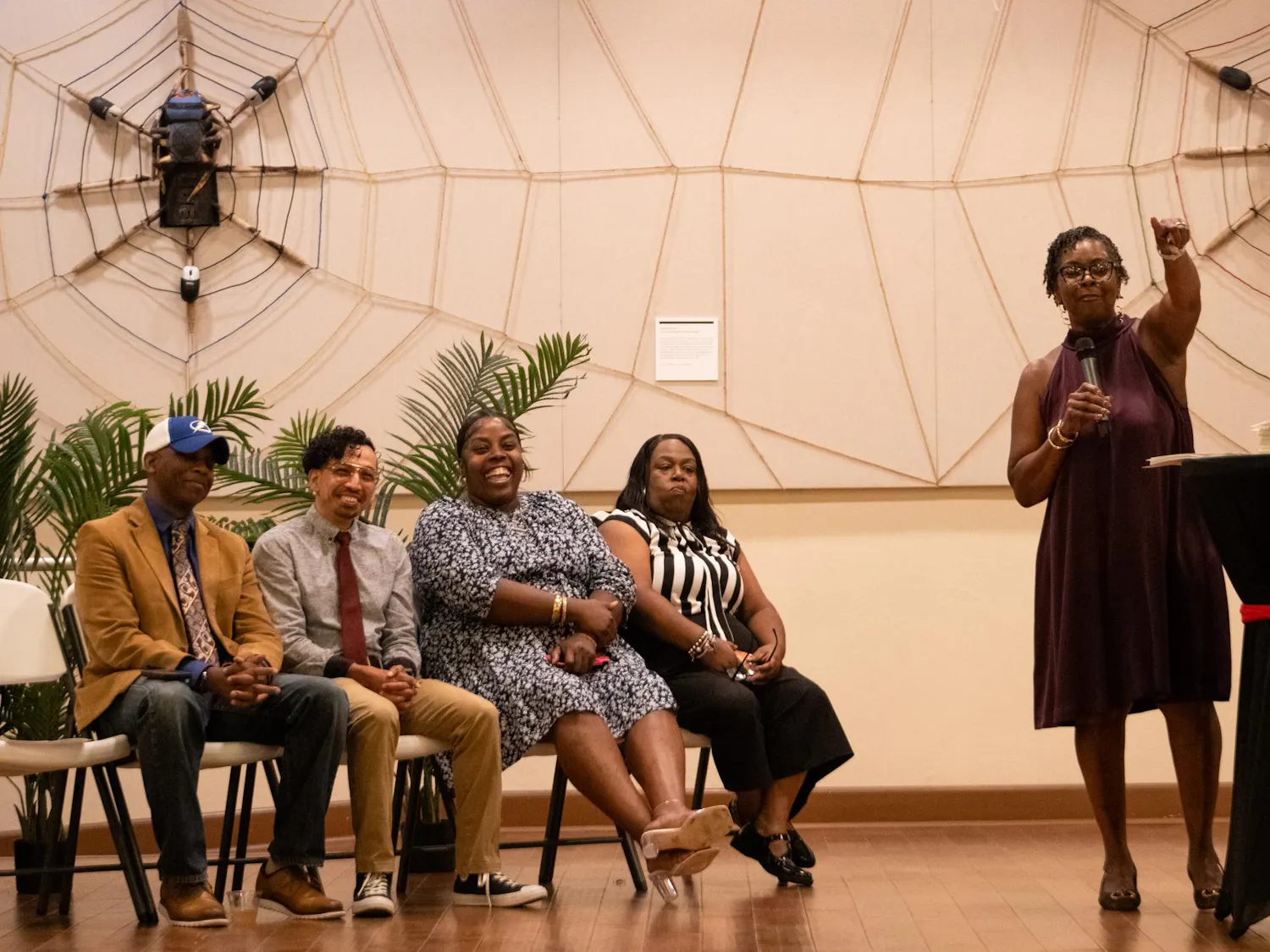Gainesville Housing Authority CEO Pamela E. Davis speaks to attendees during the Celebration of Success at the Cotton Club Museum & Cultural Center, Saturday, Aug. 29, 2026, in Gainesville, Fla.