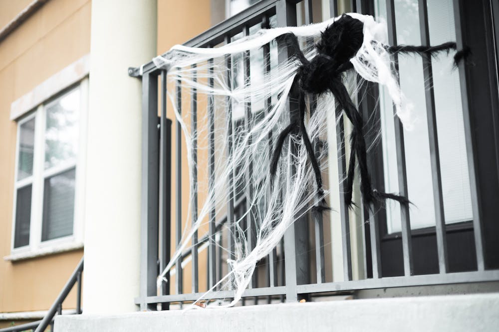 <p>Spooky home decor has taken over Gainesville as University of Florida students await Halloween.</p>