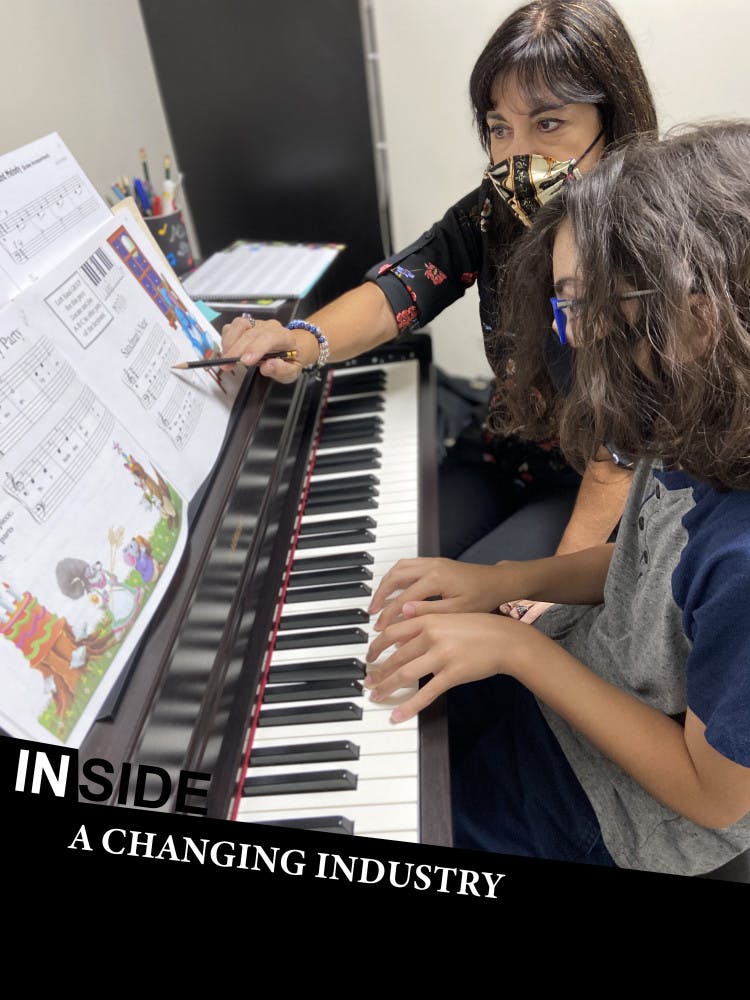 Hoggtowne students and teachers can now return to in-person lessons, as long as they wear masks or social distance. 