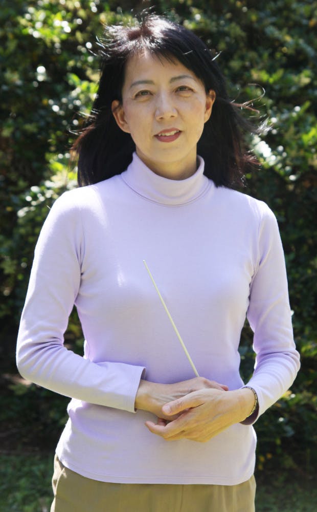 Glee Club and choir director Mihoko Tsutsumi will lead her final performance at 7:30 p.m. in the University Auditorium. It’s free and will feature more than 100 performers.