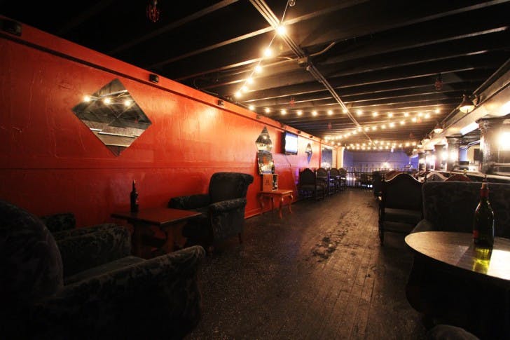 The Wine Attic takes takes up the top floor of The Library, a new bar that opened three weeks ago at 120 SW First Ave. The Wine Attic serves wine by the glass, while the Wine Cellar, not pictured, serves wine, beer and sangria. The bar expects to have a grand opening within three weeks.