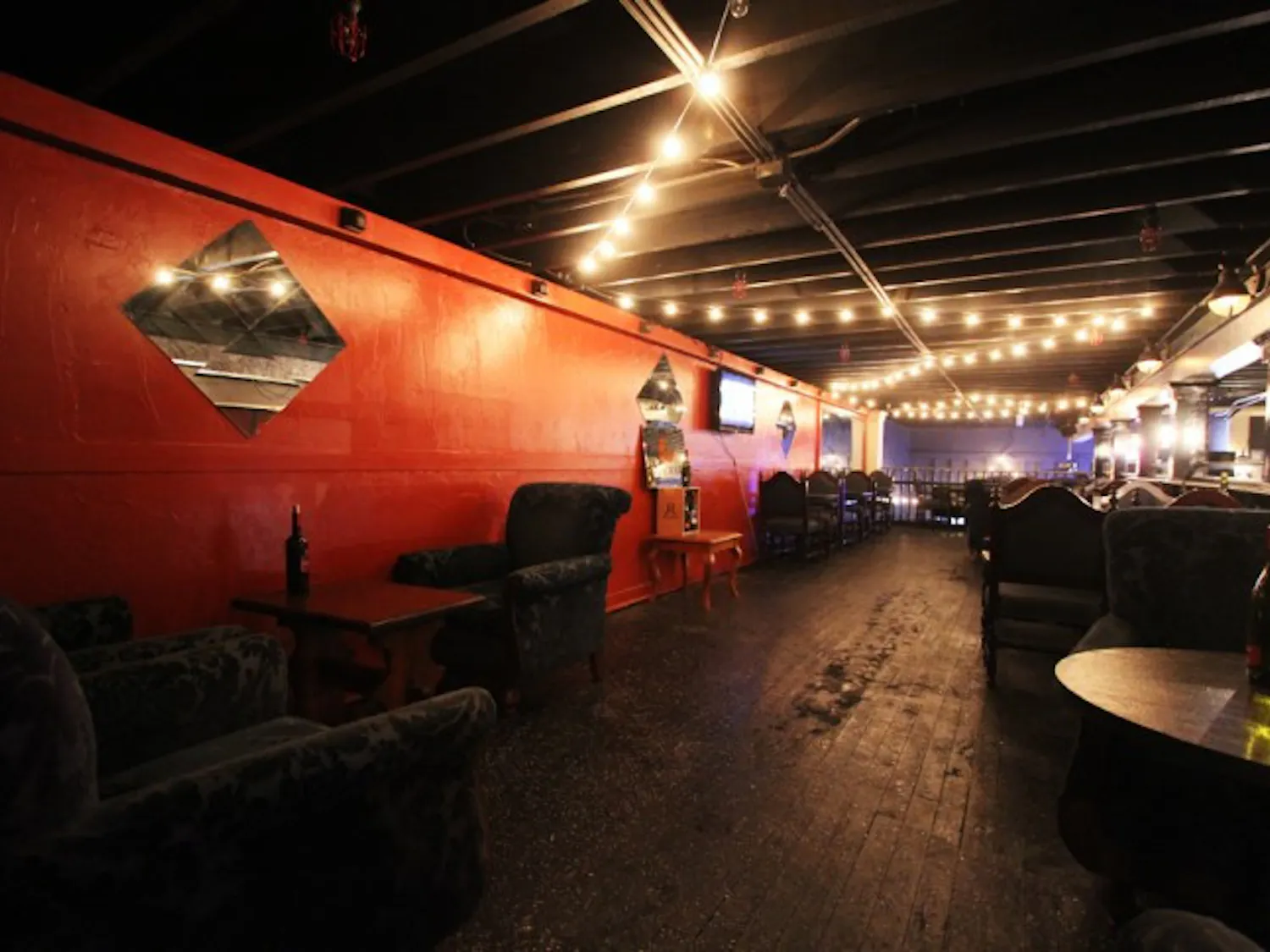 The Wine Attic takes takes up the top floor of The Library, a new bar that opened three weeks ago at 120 SW First Ave. The Wine Attic serves wine by the glass, while the Wine Cellar, not pictured, serves wine, beer and sangria. The bar expects to have a grand opening within three weeks.