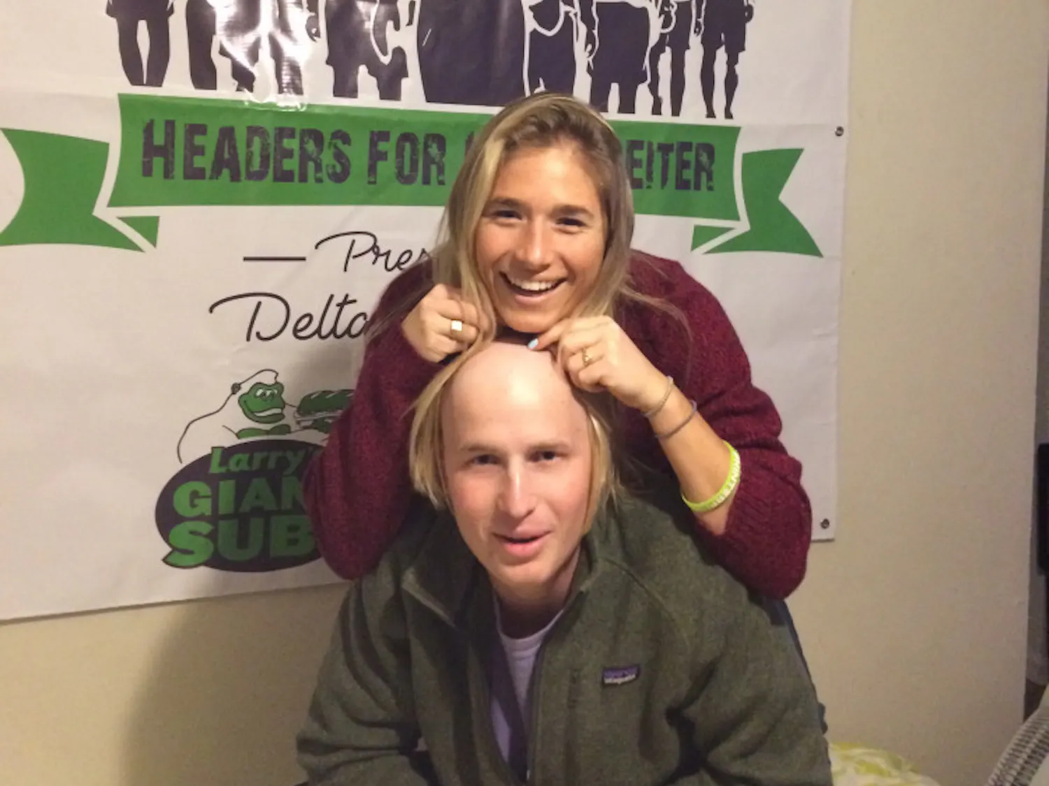 Ryan Hinterleiter, 20, and his oldest sister, Cori, 25, spent almost every weekend together during his 12-week chemotherapy treatments that began in September. Cori Hinterleiter said she and her brother would tease their mother, Nancy, who constantly asked for pictures of the two. Courtesy to The Alligator