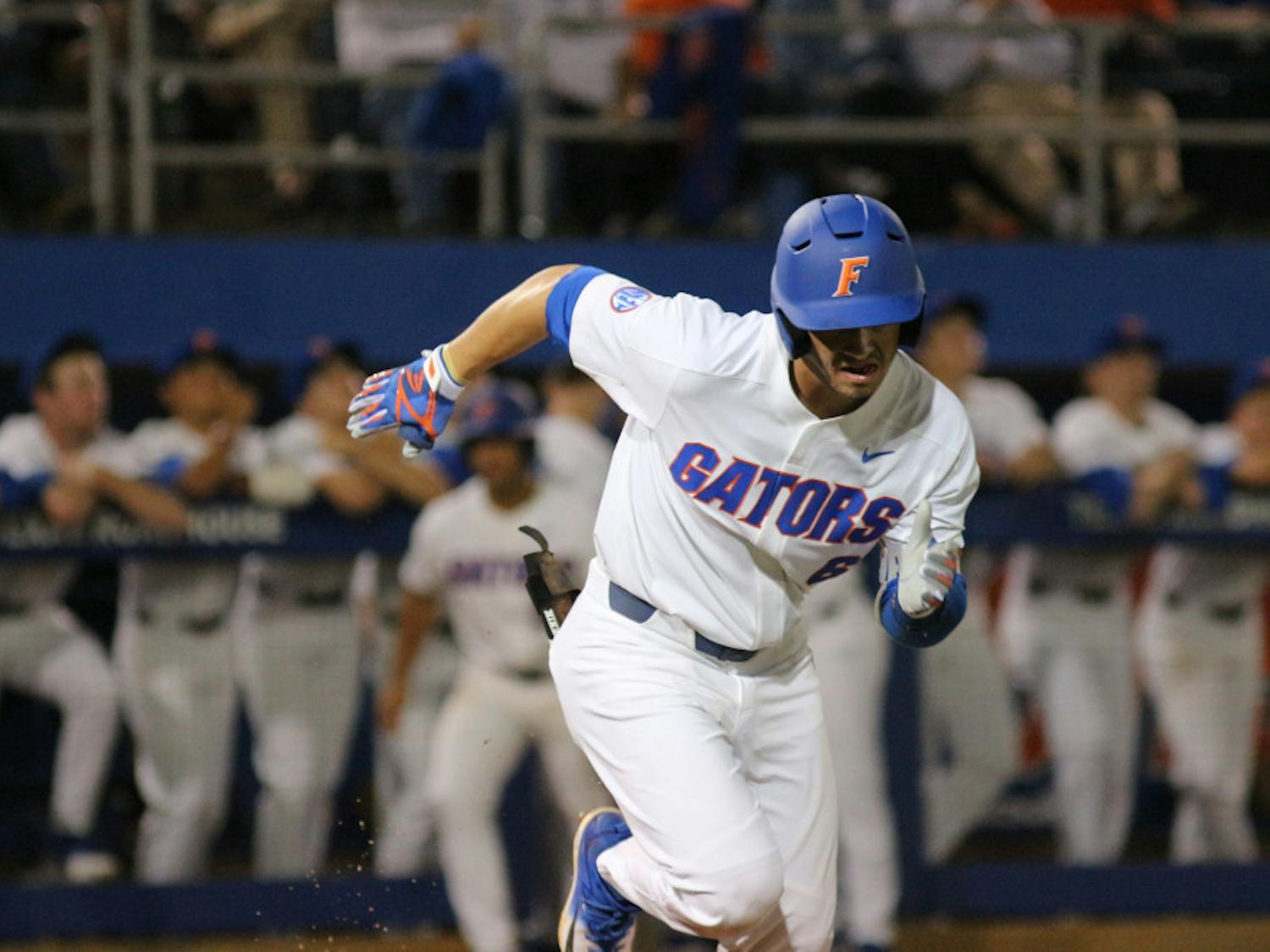 UF third baseman Jonathan India's solo home run jump-started the Gators' offense on a 3-2 win against Jacksonville at the Gainesville Regional. His solo home run was one of three for Florida on the night.