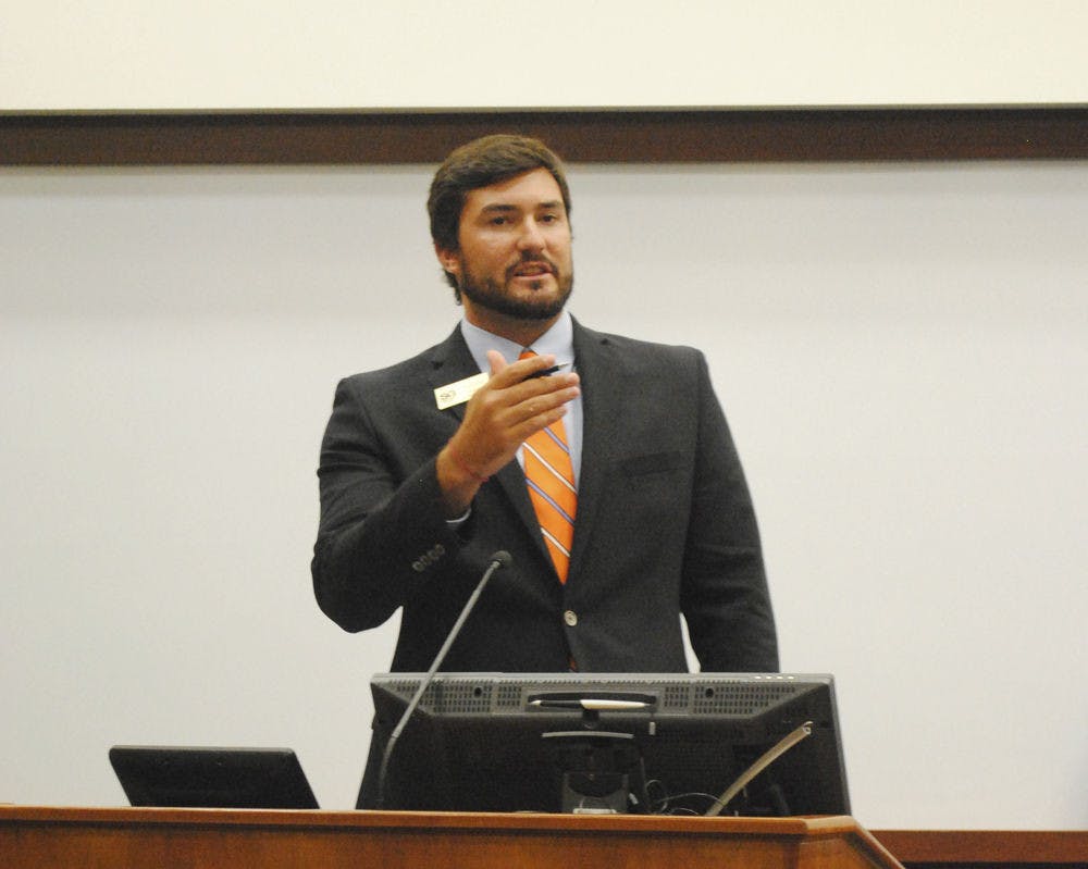 Chairman Dean gives a five-minute opening statement about what the budget is about and why it should pass, Tuesday 9/9/2014. The budget passed unanimously.