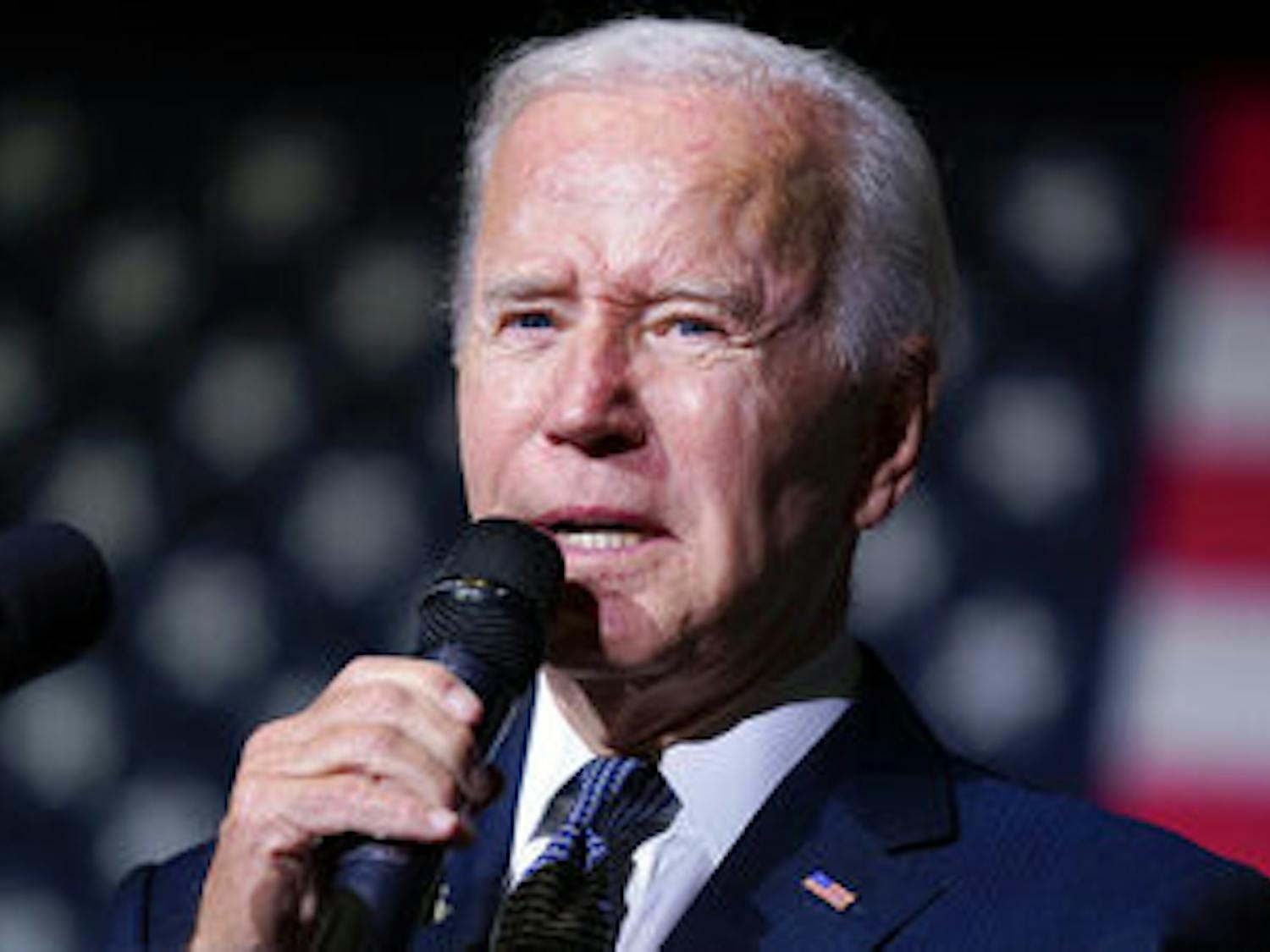 FILE - President Joe Biden speaks about student loan debt relief at Delaware State University, Friday, Oct. 21, 2022, in Dover, Del. (AP Photo/Evan Vucci, File)