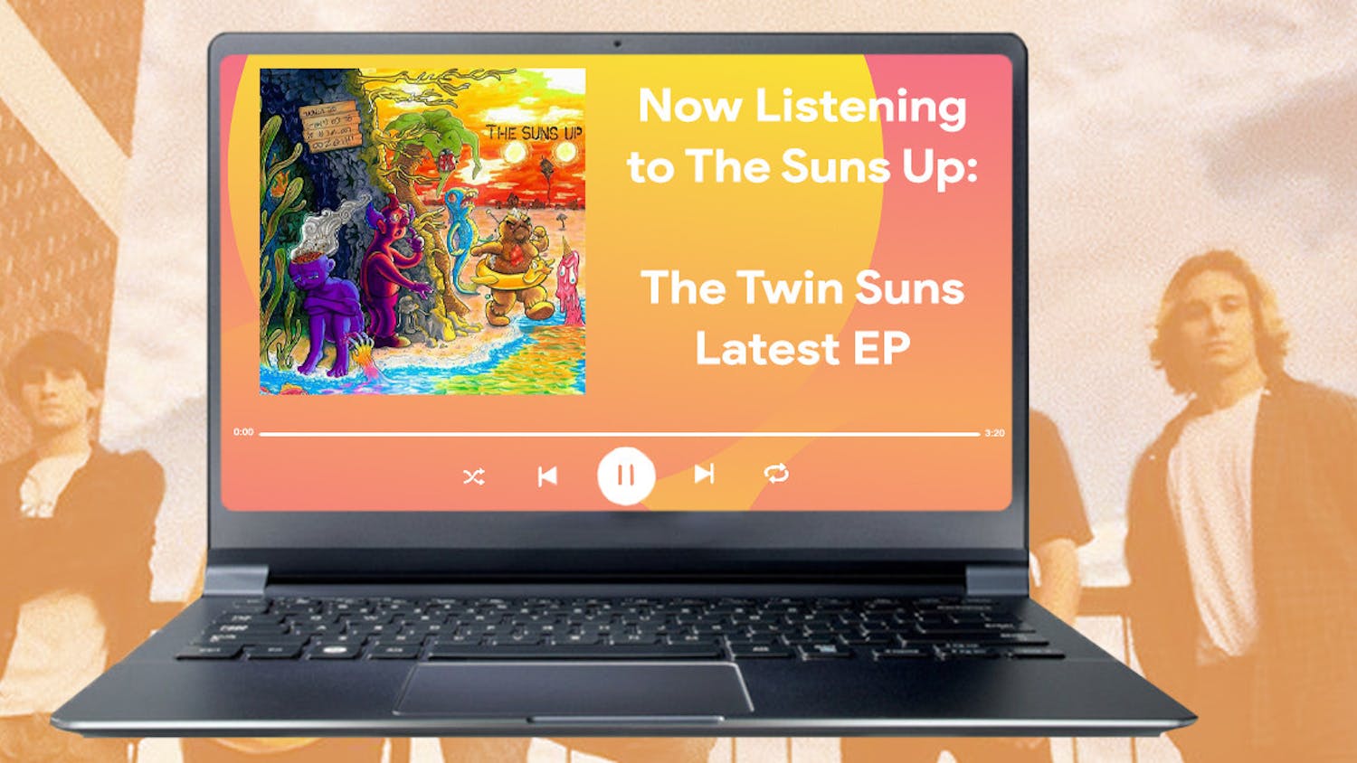 The six-piece surf rock band's debut EP comes two years into their time playing together.