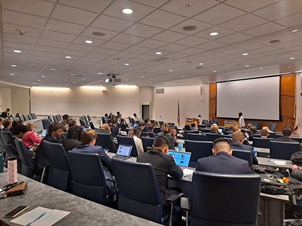The UF Student Senate meets in the Senate Chamber of the Reitz Union Tuesday, June 7, 2022. 
