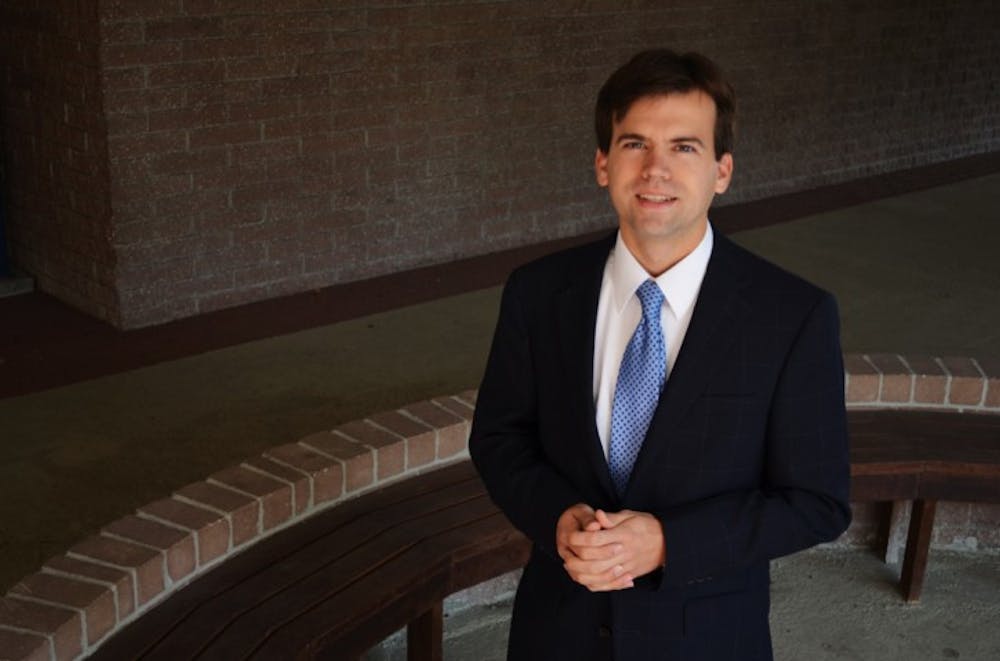 <p>Andrew Morey, a UF Levin College of Law alumnus, plans to focus on education and women’s reproductive rights if elected to the state House of Representatives.</p>