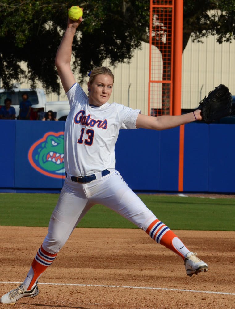 Florida starting pitcher Hannah Rogers said her arm didn’t
suffer the same fatigue as the Gators’ minds did throughout a
five-game weekend.