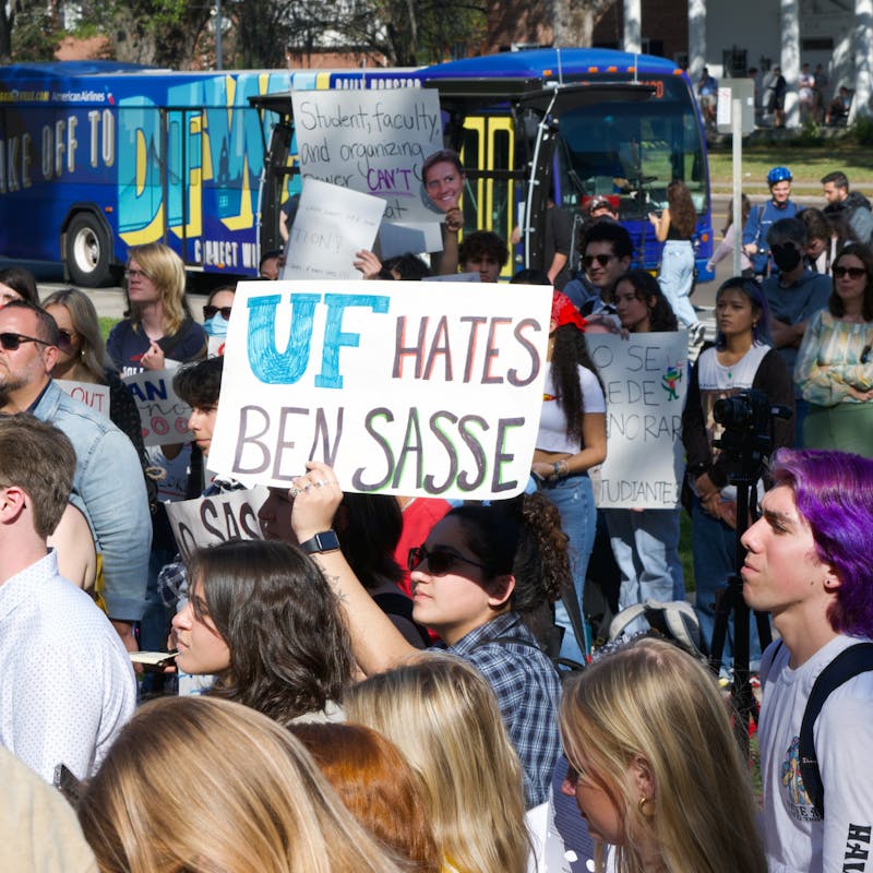 UF students protest first week of Ben Sasse