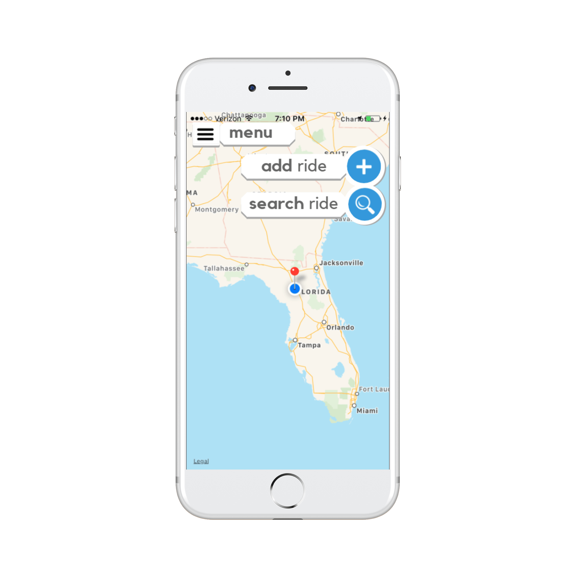 The app, “Wahi Ride,” aims to make carpooling easier and safer for students looking for rides to and from Gainesville.