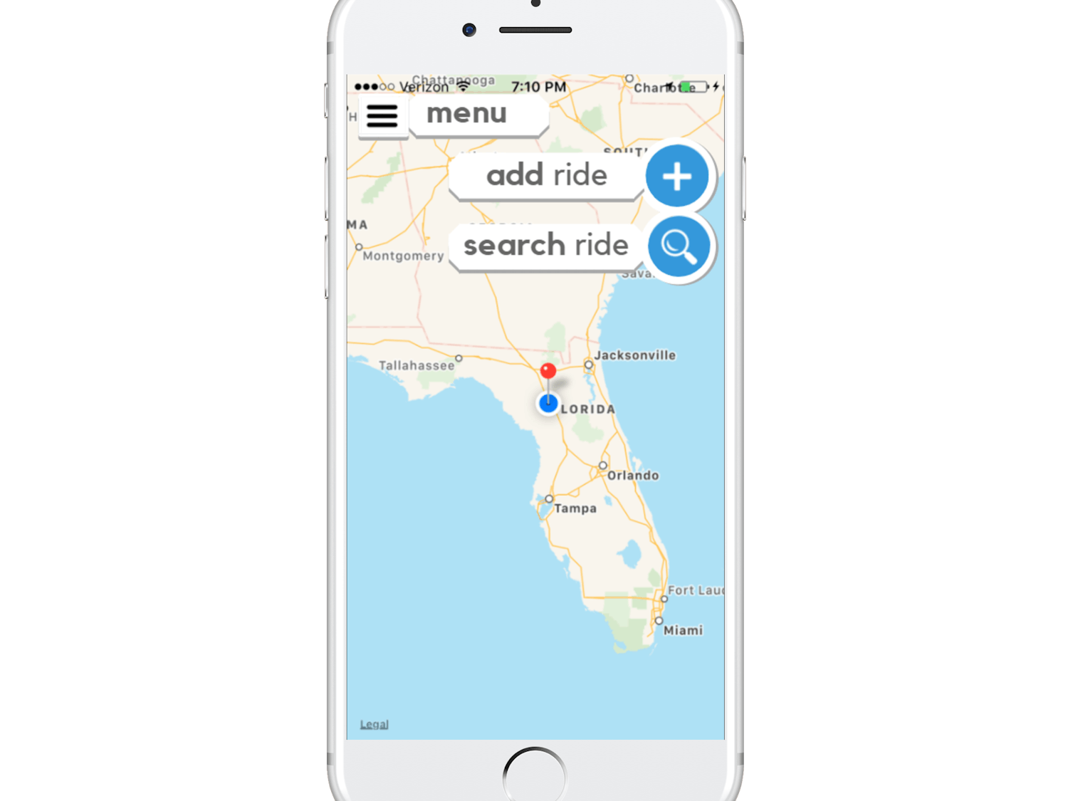 The app, “Wahi Ride,” aims to make carpooling easier and safer for students looking for rides to and from Gainesville.