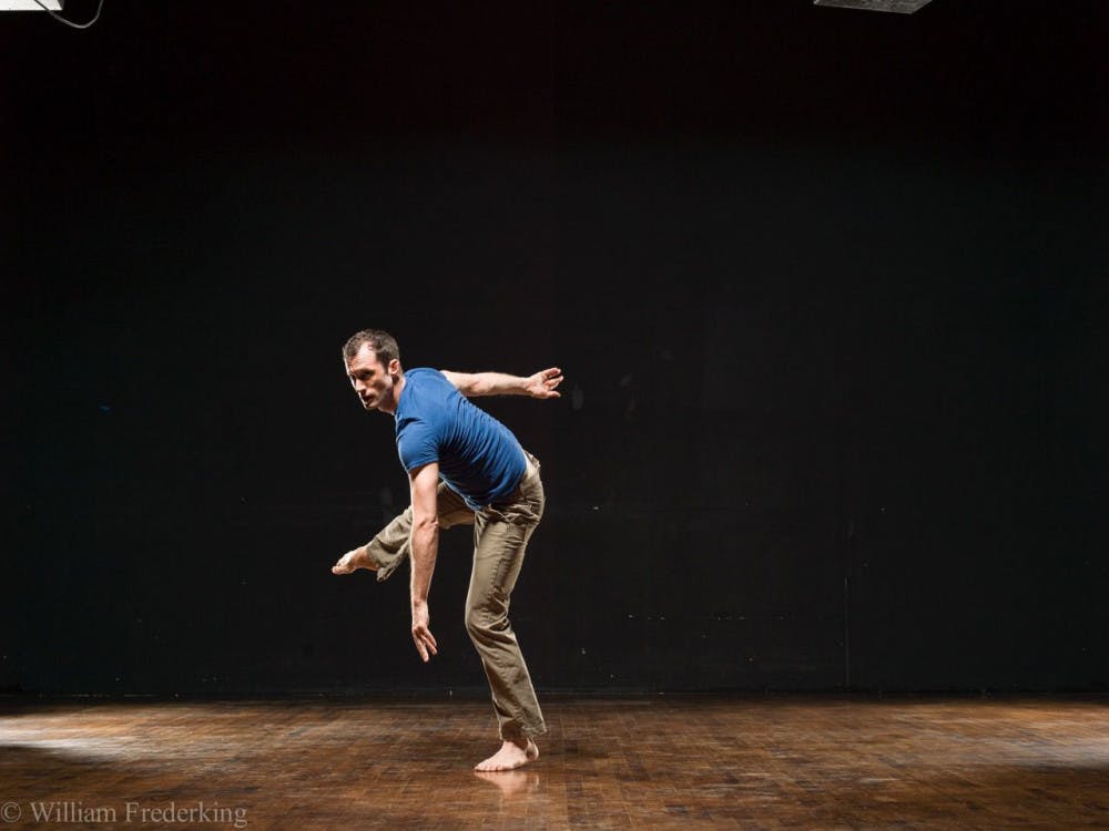 Peter Carpenter dances during a performance. Carpenter, chosen to be the new director of the UF School of Theatre&nbsp;+ Dance, has experience in both fields.&nbsp;