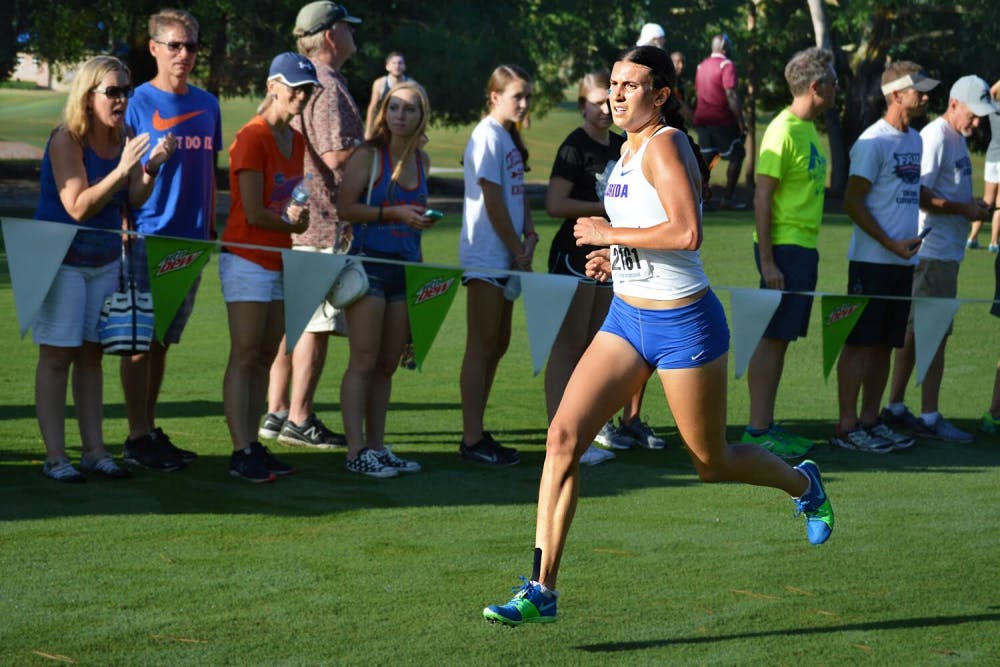 <p><span id="docs-internal-guid-5eddfedf-7fff-cb91-6a0c-49c1990a87a2"><span>Senior Jessica Pascoe made program history as the first women's runner to notch four title wins in the first four meets of a season.</span></span></p>