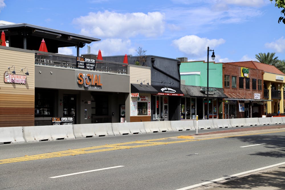 The Social at Midtown. The property, which houses the bar and restaurant as well as Dunkin' Donuts and Italian Gator, is up for sale.