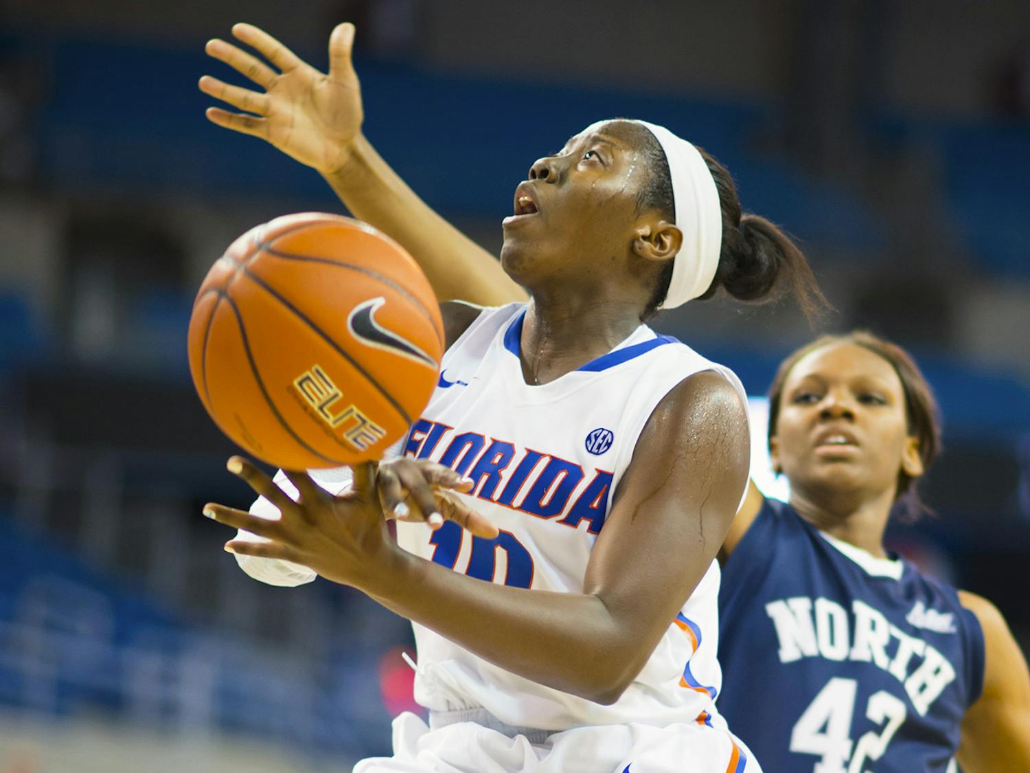 Jaterra Bonds attempts a shot during Florida's 88-77 victory against North Florida on Nov. 10 in the O'Connell Center.