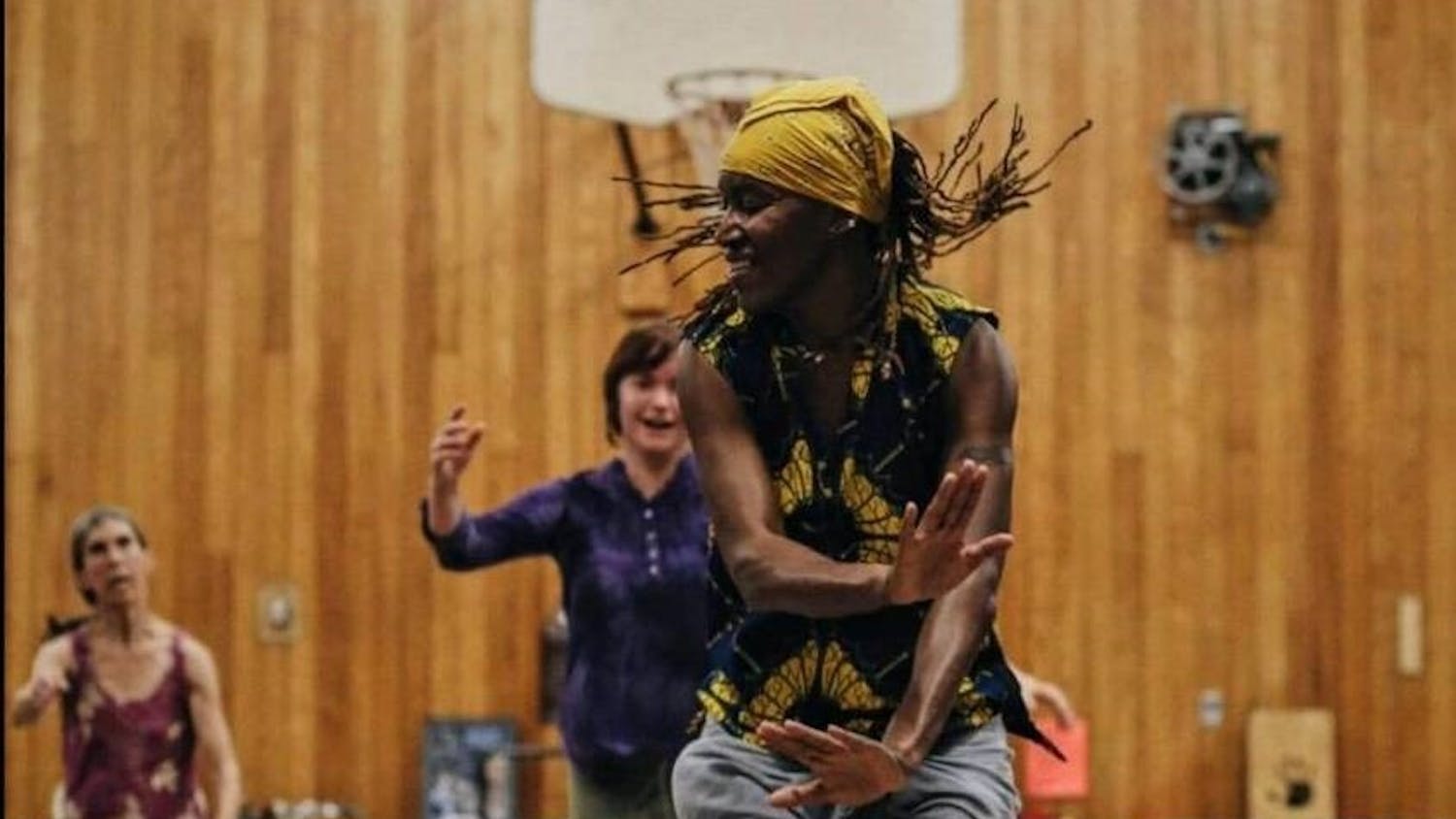 Barakissa Couliaby, 42, professional dancer, performs a West African dance routine at the Asheville Percussion Festival in North Carolina on July 1, 2017.