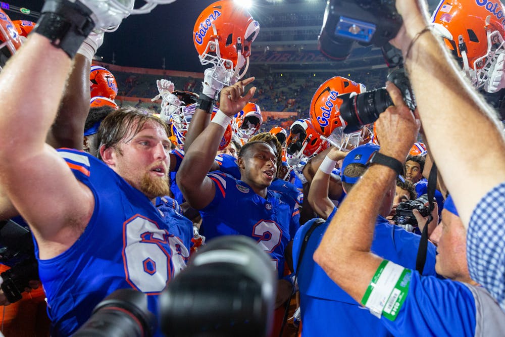 During the Florida Gators Football game vs the Samford Bulldogs on 09/07/2024.