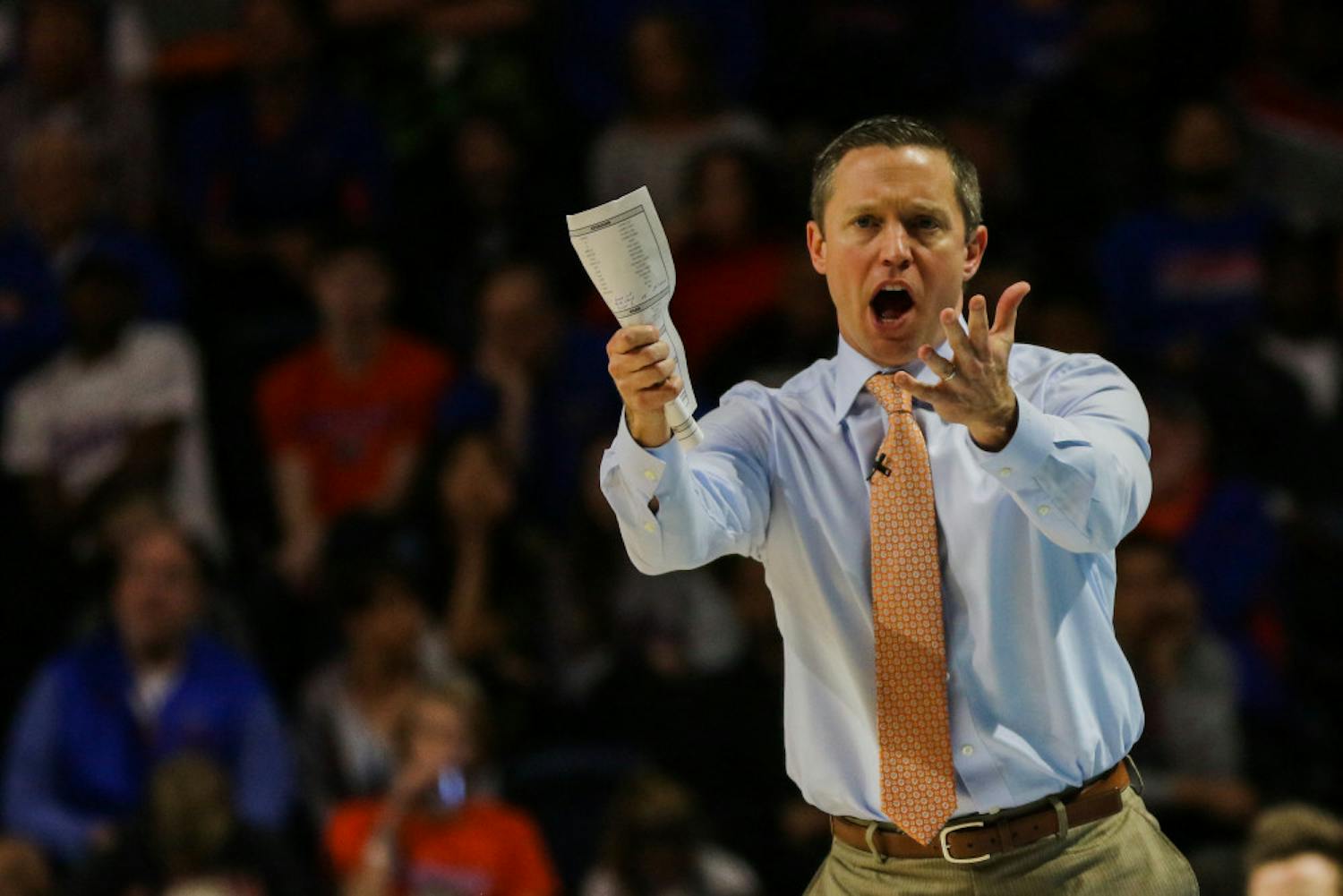 UF coach Mike White (pictured) and the Gators men's basketball team fell to Kentucky 65-54 on Saturday. 