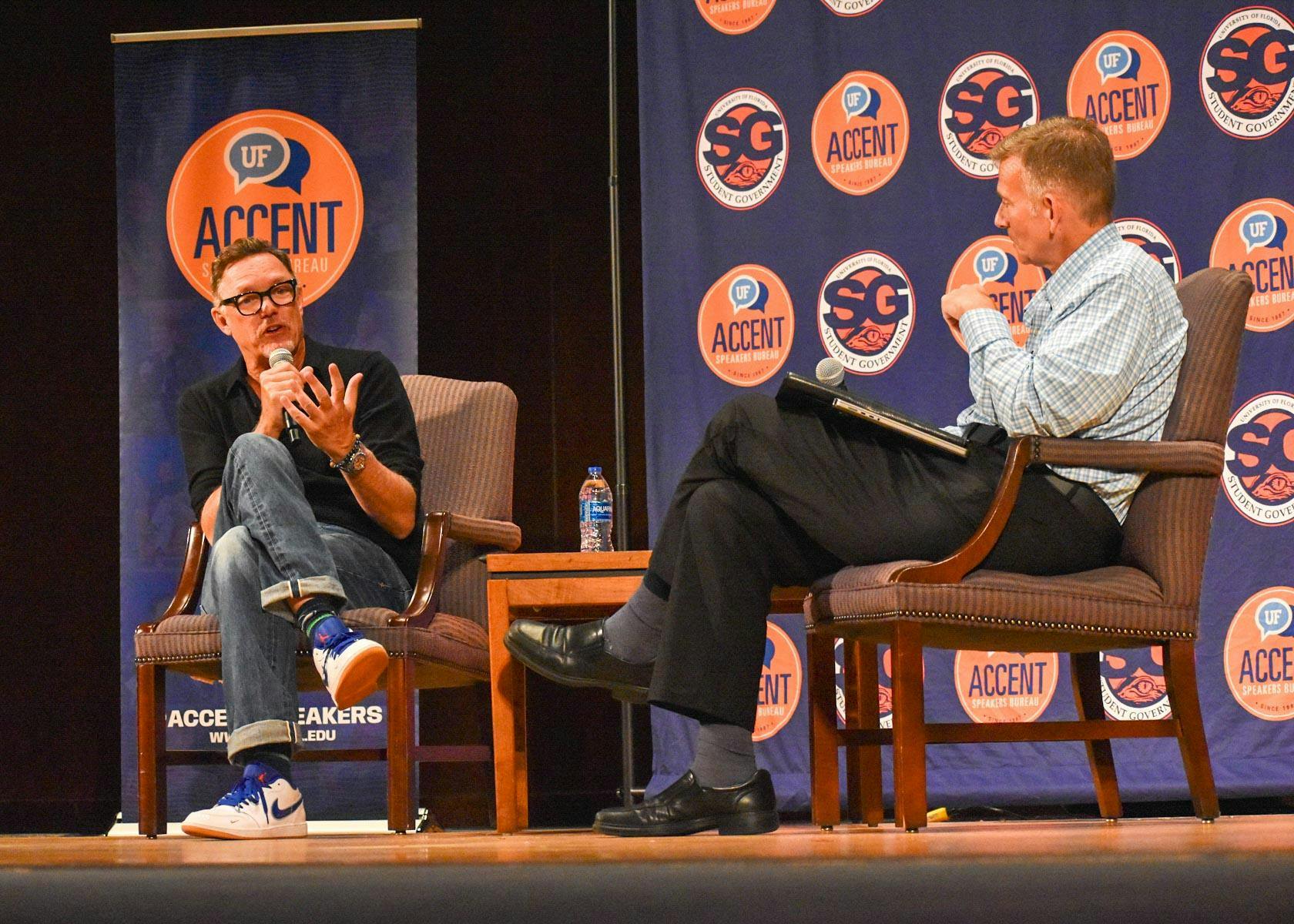 Horror icon Matthew Lillard shares acting, life experiences at UF Accent event