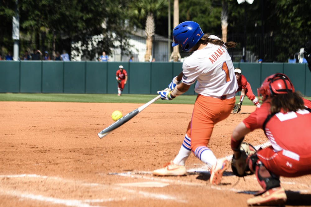 Second baseman Hannah Adams was a key contributor for Florida at the NCAA Gainesville Regional, going 4 for 8 with two RBIs and two runs scored.
