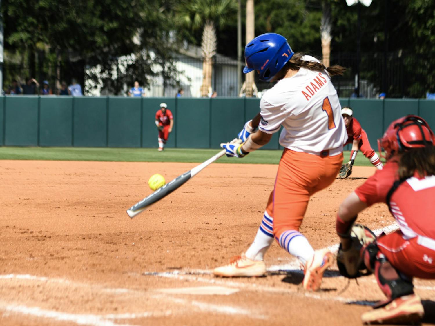 Second baseman Hannah Adams was a key contributor for Florida at the NCAA Gainesville Regional, going 4 for 8 with two RBIs and two runs scored.