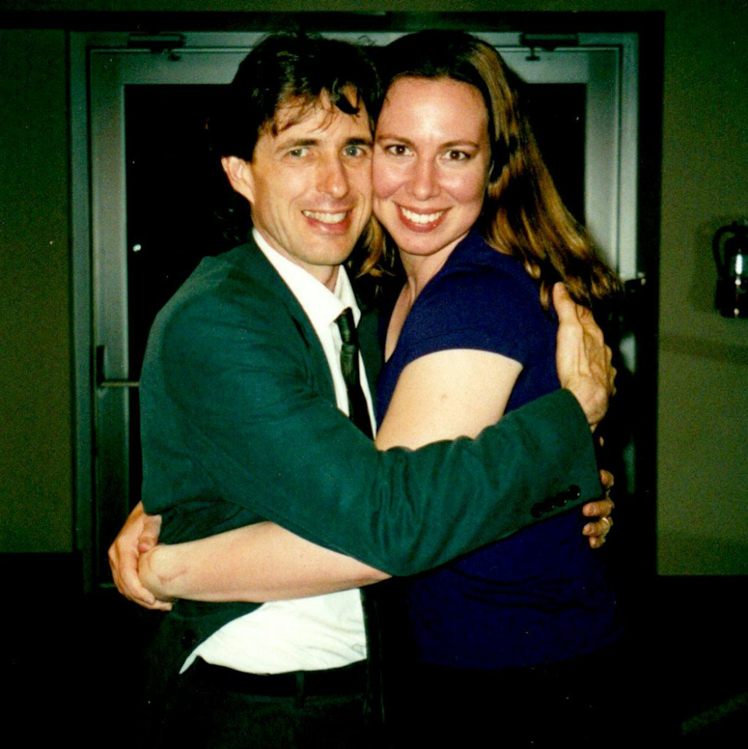 UF dance professor Richard Rose and his former dance student, Lynn Forney, pose for a photo in the 2000-2001 school year, when she was still a UF student. The 40-year-old said one of her proudest moments was when Rose hugged her after she won the most outstanding senior award in the UF School of Theatre and Dance.