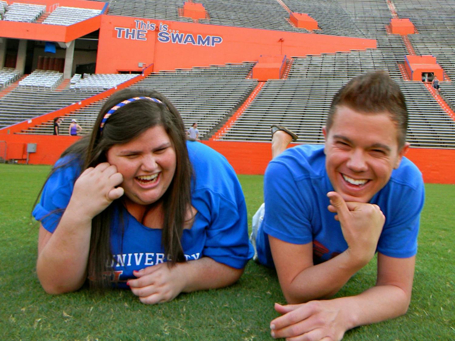 Alison Schwartz and her best friend, Jared Misner, at the University of Florida. Alison was a UF and Alligator alumna.