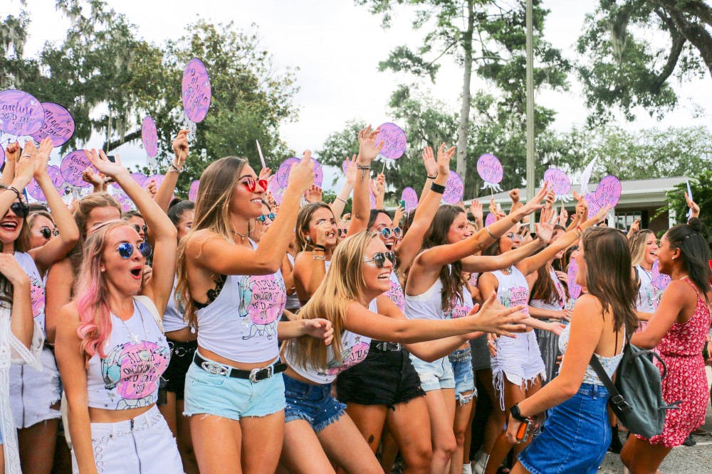 Rushing home Bid Day 2018 The Independent Florida Alligator