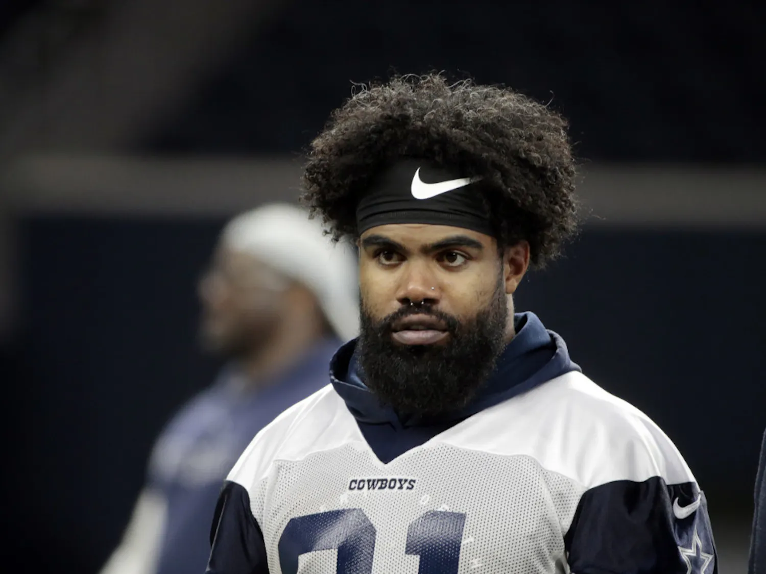 Cowboys running back Ezekiel Elliot ran for 1,434 yards and six touchdowns last season as Dallas captured its second NFC East title in three years.