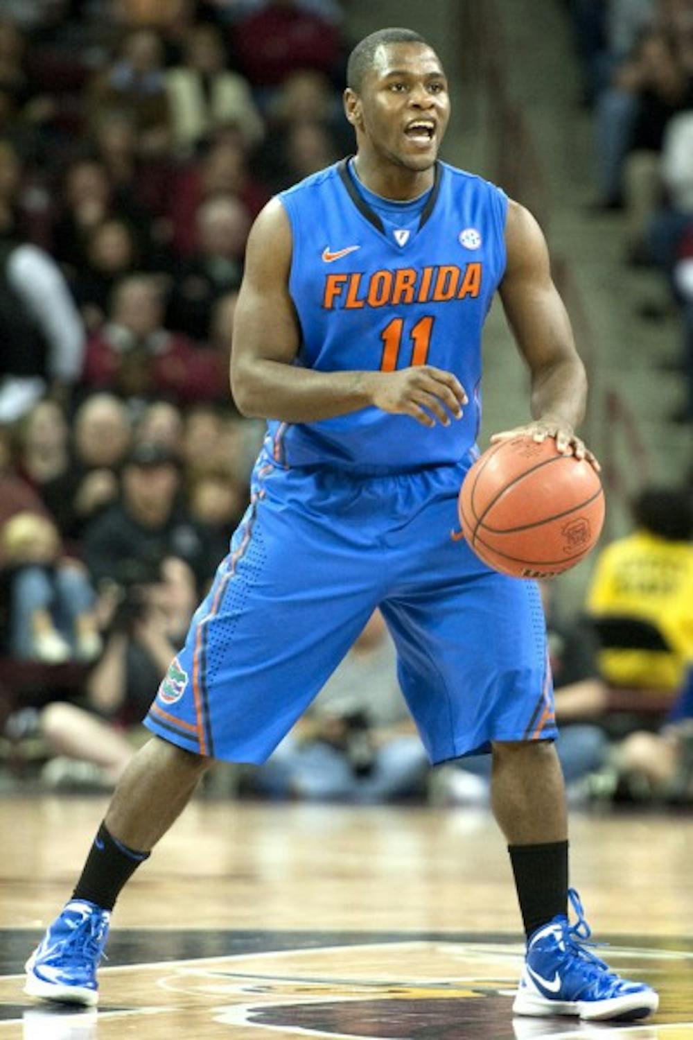 <p>Florida guard Erving Walker has four turnovers to just three assists in the Gators’ last two games. UF lost both games.</p>