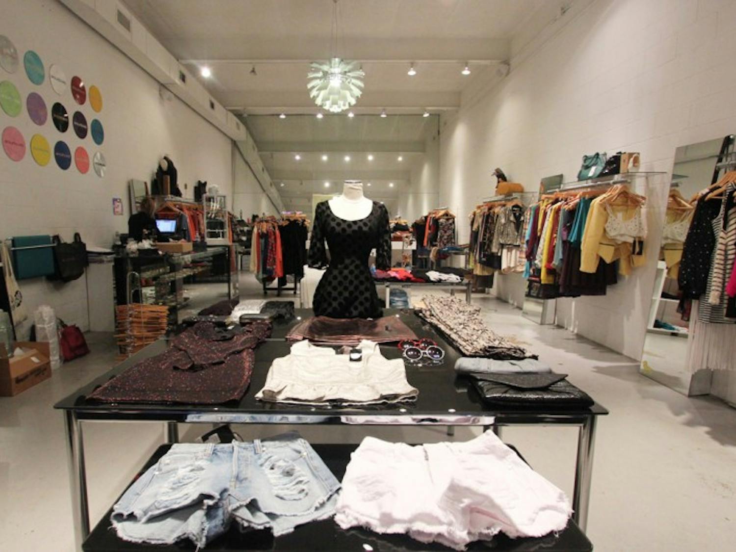 Wolfgang, located at 1127 W. University Ave., displays its clothing on Monday. The store is among the Gainesville small businesses that held Black Friday sales.