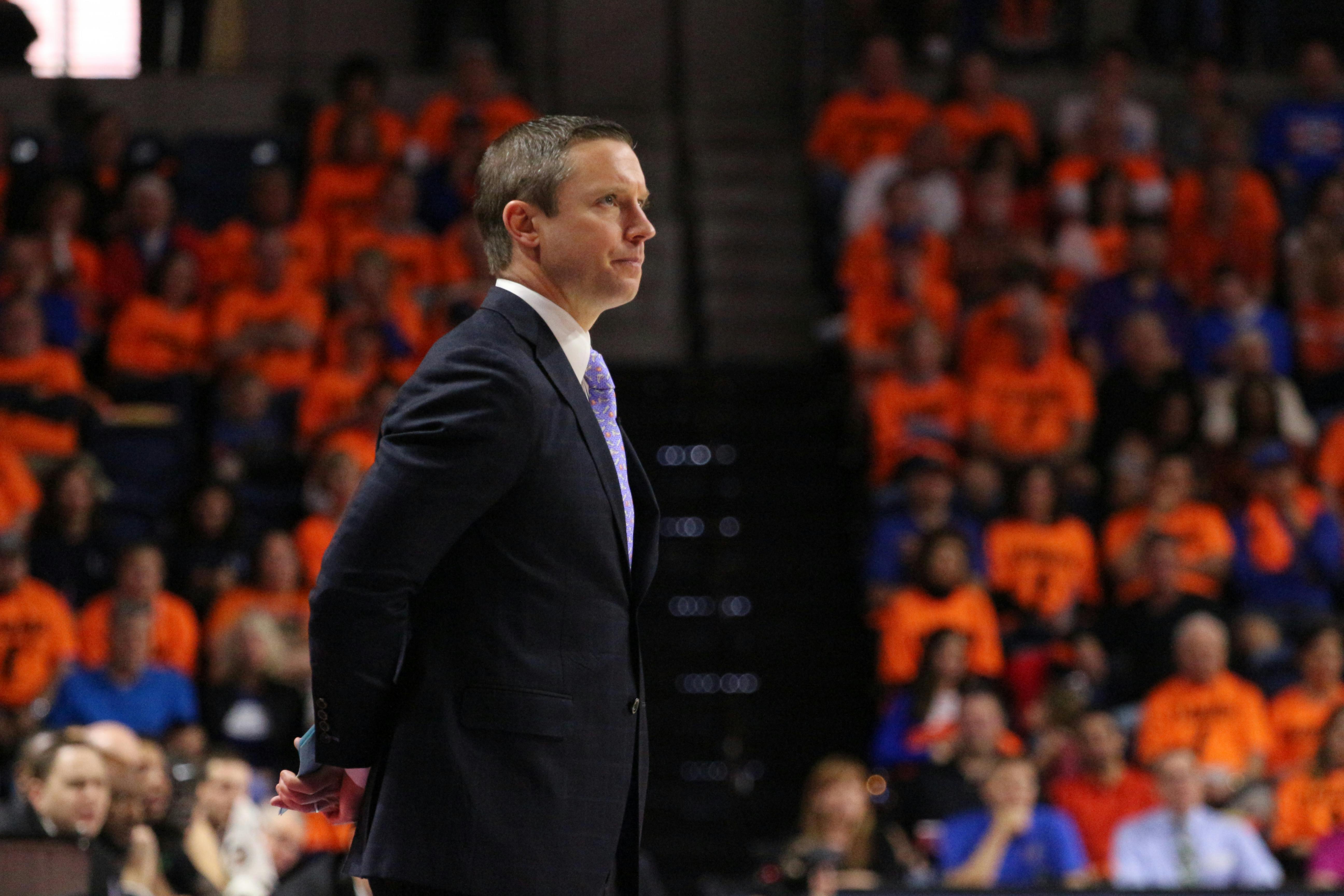 Coach Mike White said the Gators' issues with consistency could cost them a trip to the NCAA Tournament. “It’s been a rollercoaster ride,” he said.