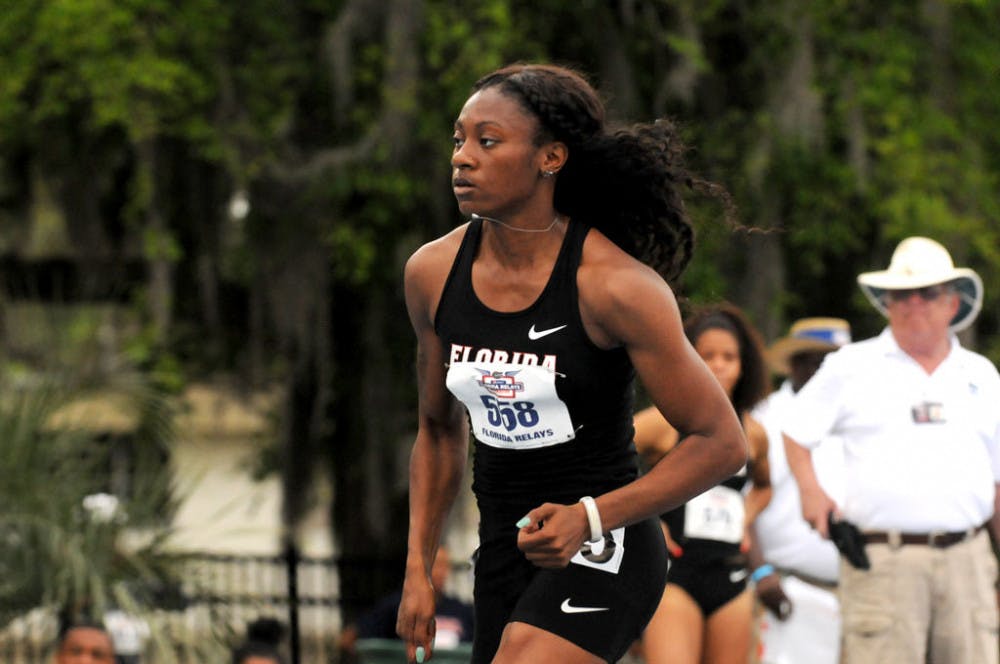 Kyra Jefferson runs during the 2016 Pepsi Florida Relays on April 1, 2016, at James G. Pressly Stadium.