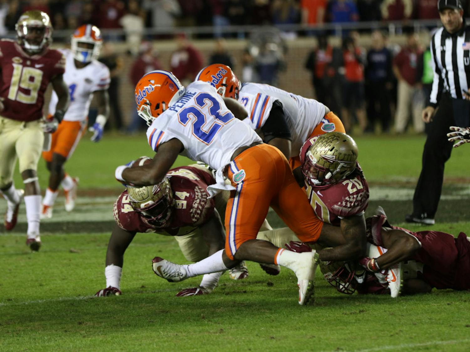 UF’s rushing attack exploded for 257 yards against UAB on Saturday at Ben Hill Griffin Stadium.