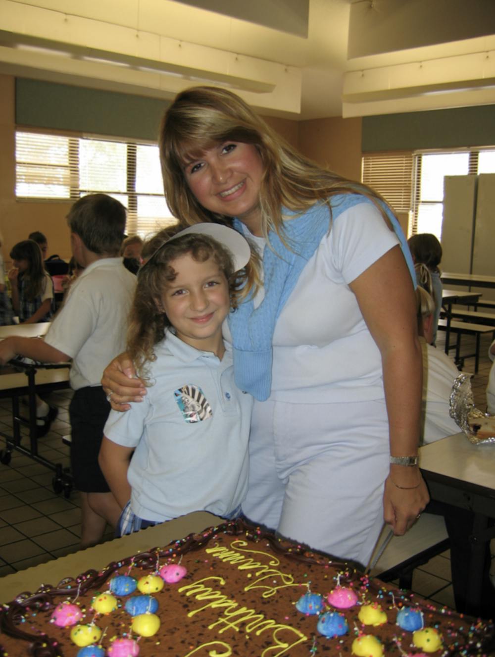 <p dir="ltr">Gianna and Amy Gutierrez celebrating Gianna’s birthdays at her elementary school.</p>