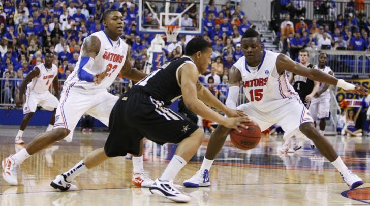 In the first meeting between Florida and Vanderbilt, the Gators forced 17 turnovers with their press defense and scored 19 points off those giveaways in a 73-65 win. But coach Billy Donovan said Florida may change its approach tonight with forward Will Yeguete out of the lineup.