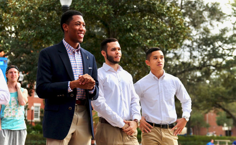 Impact Party announced their executive ticket at Plaza of the Americas Friday afternoon. Ian Green will be running for Student Body President, alongside David Enriquez as Vice President and Stefan Sanguyo as Treasurer.