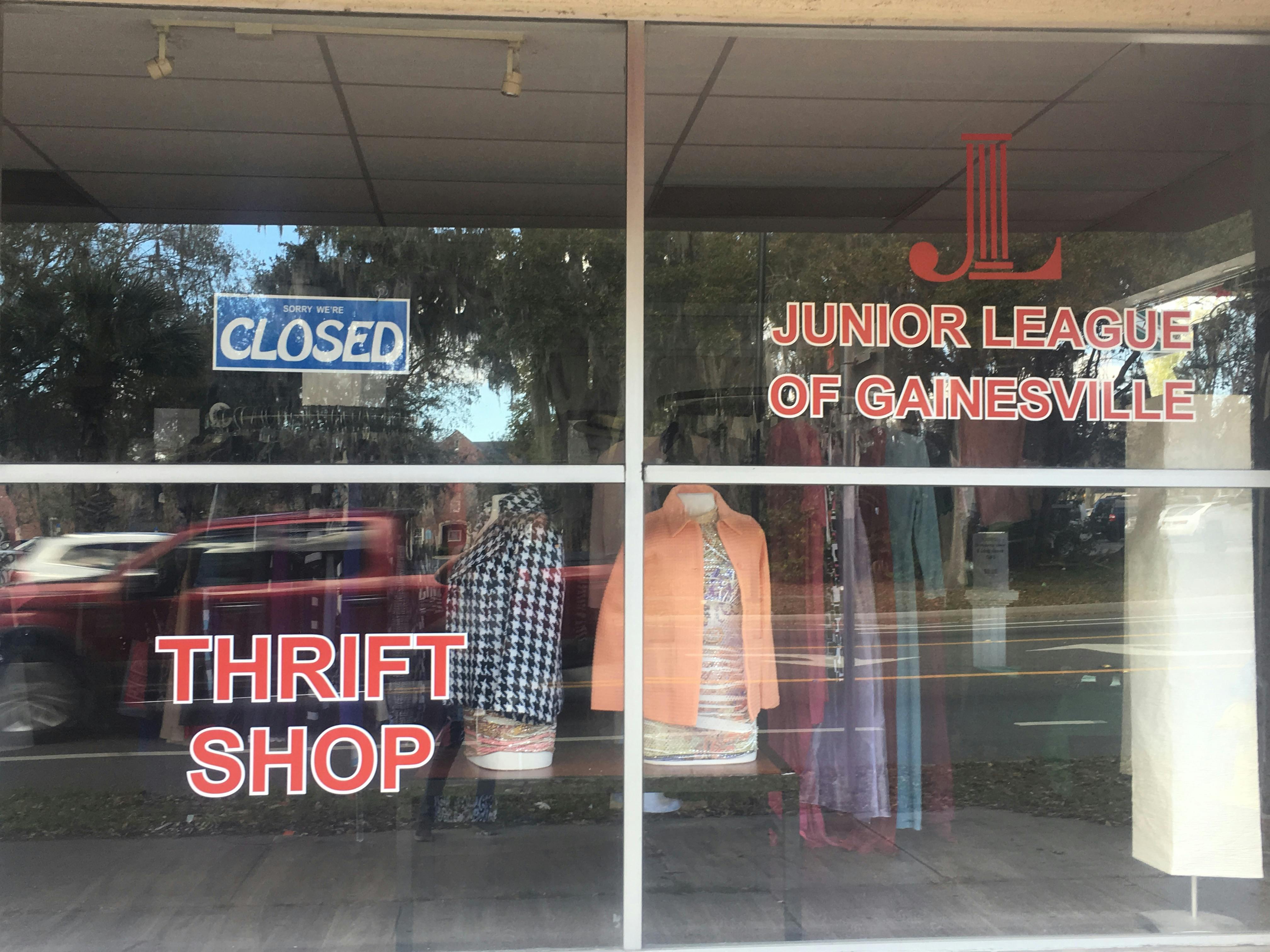 The Junior League of Gainesville Thrift Shop, located at 430 N. Main St.