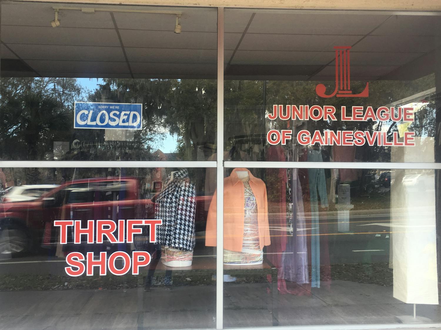 The Junior League of Gainesville Thrift Shop, located at 430 N. Main St.