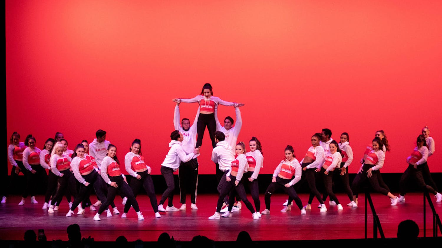 Sabor Latino, a Latino dance club at UF, starts their routine at the 2019 Soulfest, which is hosted as a part of Gator Growl in an effort to showcase and celebrate the diversity and talent among the students at UF. 