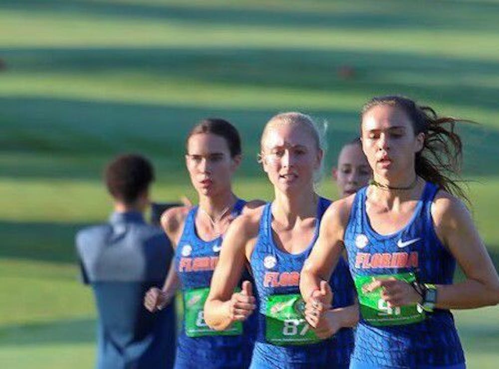 <p>Elisabeth Bergh (middle) came back from a&nbsp;hip labral tear in Spring of 2018 to become a&nbsp;Second-Team All-SEC runner for UF's track and field team.&nbsp;</p>