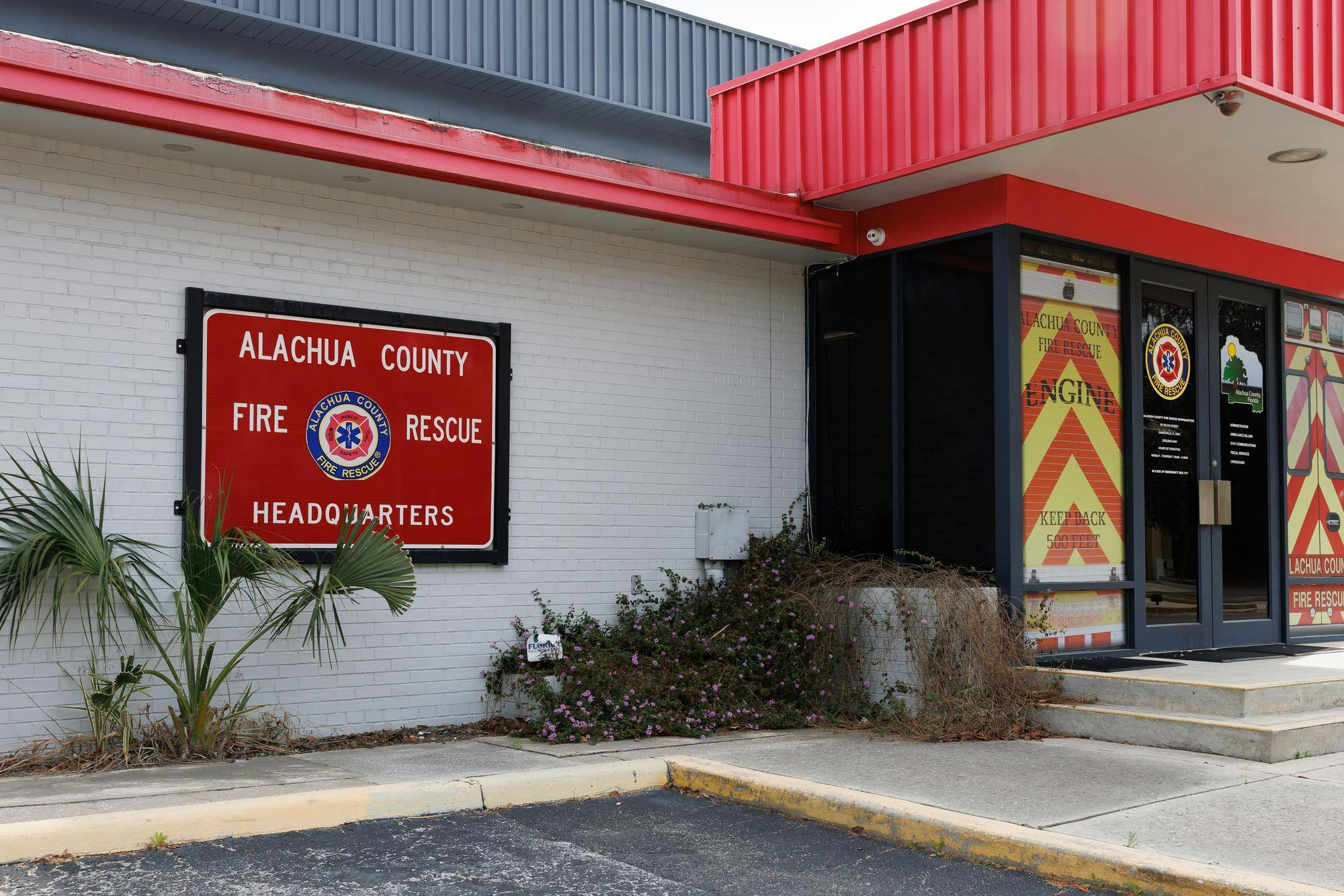 The Alachua County Fire Rescue Headquarters building, Friday, Feb. 20, 2026, in Gainesville, Fla.
