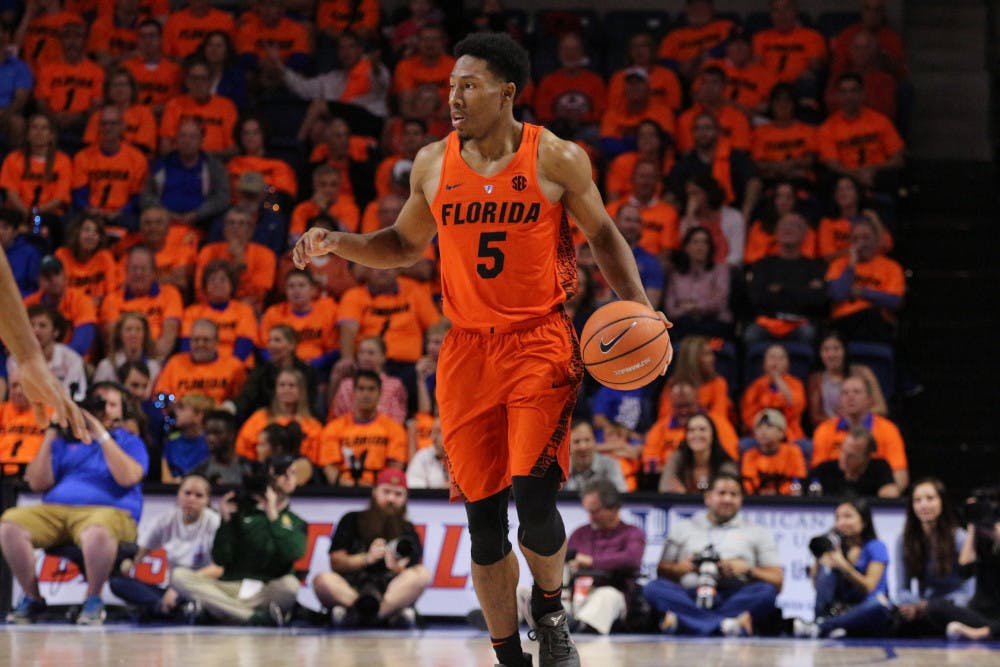 <p>Senior guard KeVaughn Allen was held to zero points in Florida's 81-60 loss to Florida State. </p>