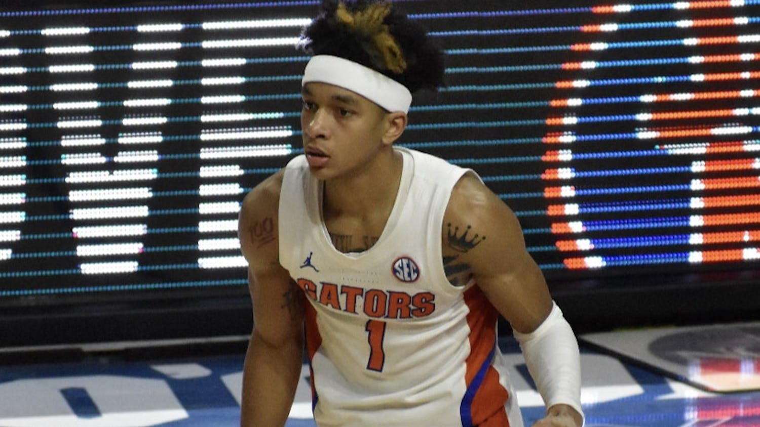 Florida's Tre Mann, who led the Gators with 16.0 points per game in 2020-21, was drafted by the Oklahoma City Thunder 18th overall in Thursday's NBA Draft.
